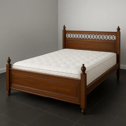 Solid Teak Wood Bed