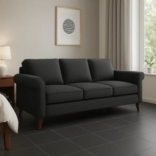 AmthicLuxe 3-Seater Fabric Sofa